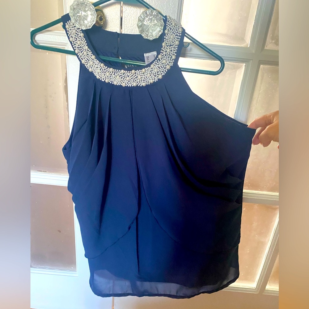 Loose straight dressy racer back tank